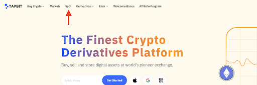 آموزش معاملات اسپات در صرافی Tapbit