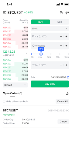 3. خرید، فروش یا معامله بیت کوین (BTC)