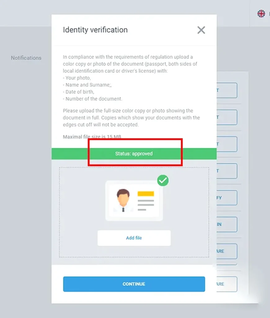 نحوه احراز هویت در بروکر