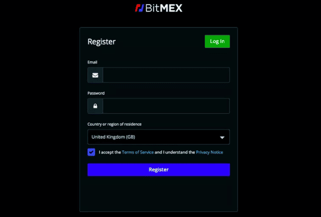 ثبت نام در صرافی بیتمکس