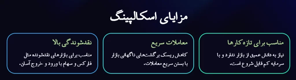 مزایای اسکالپ تریدینگ