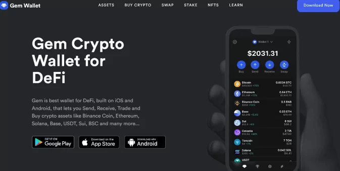 کیف پول Gem Wallet