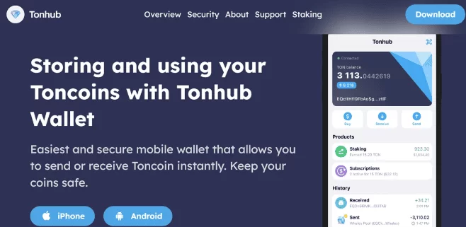 کیف پول Tonhub
