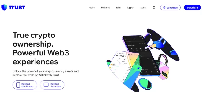 کیف پول Trust Wallet برای تن کوین