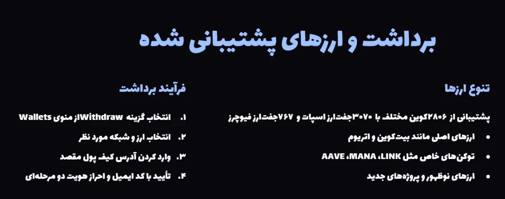 برداشت صرافی غیر مترکز مکسی