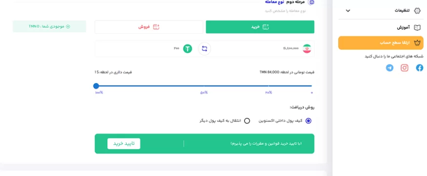 خرید ارز در صرافی Exnovin