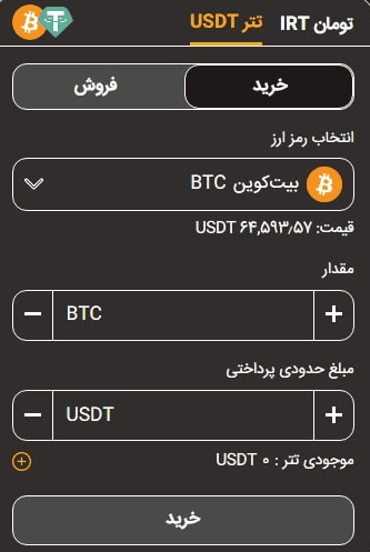 خرید ارز در صرافی بیت ایمن