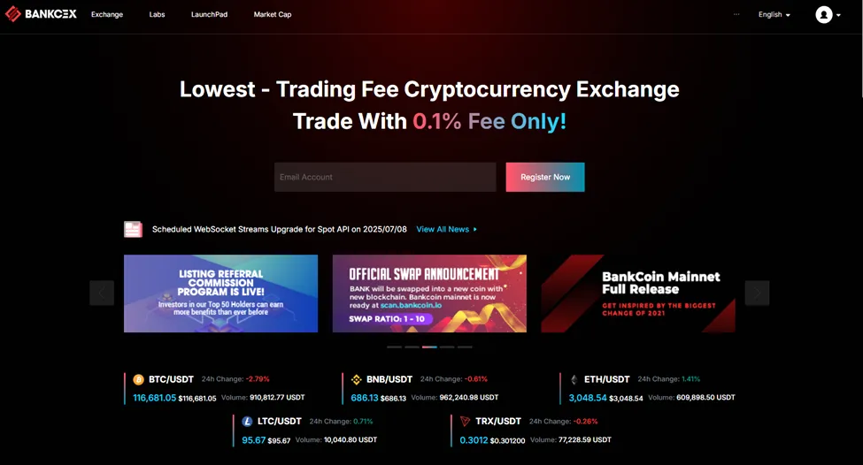 صرافی bankcex