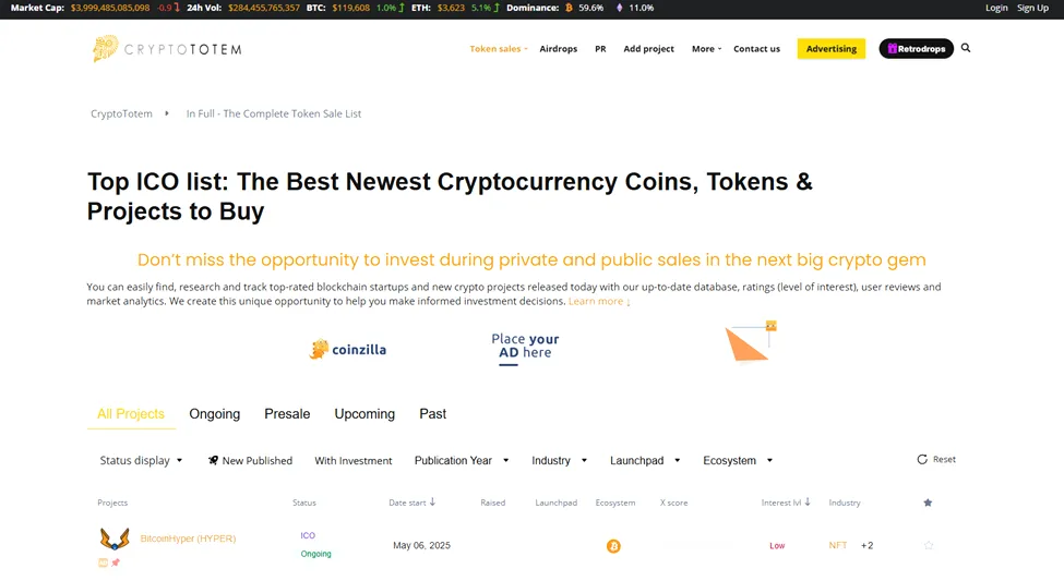 ICOBench