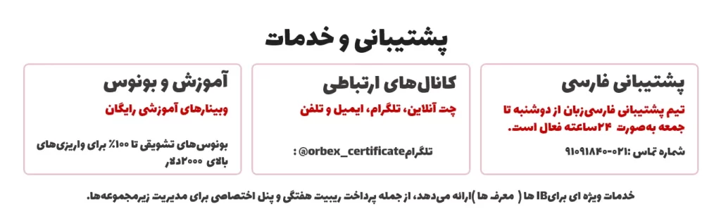 پشتیبانی و خدمات
