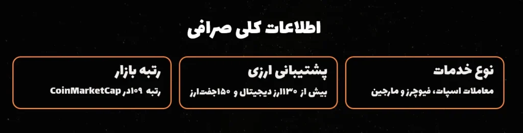 اطلاعات کلی صرافی