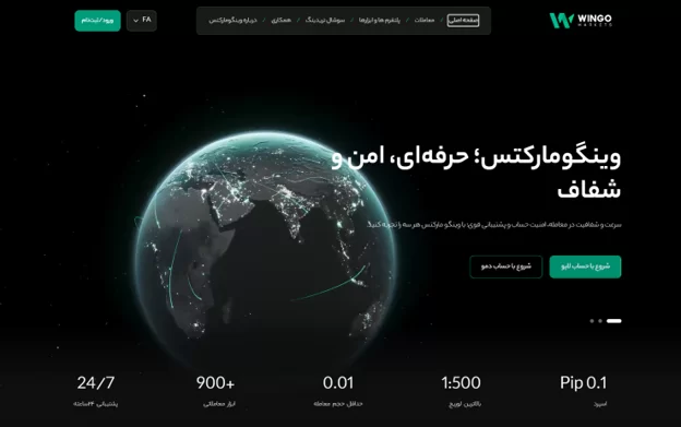 سایت بروکر وینگو مارکتس