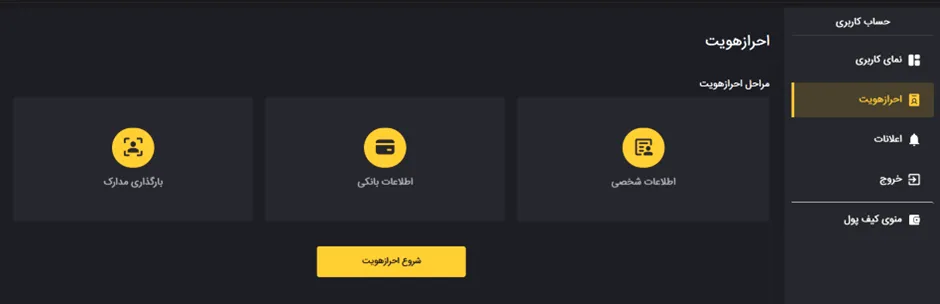 ثبت نام در صرافی دلارنت