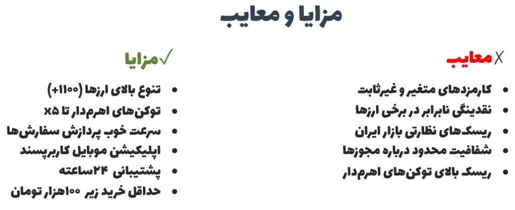مزایا و معایب کبرین