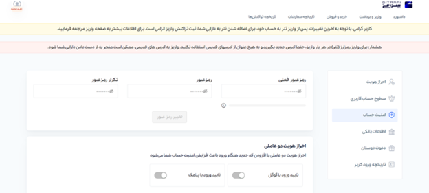 بررسی امنیت صرافی بیترافی