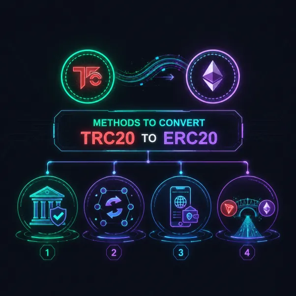 چطور تتر TRC20 رو به ERC20 تبدیل کنیم؟