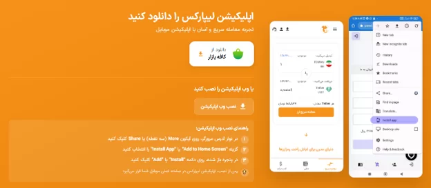 بررسی امکانات صرافی لیپارکس