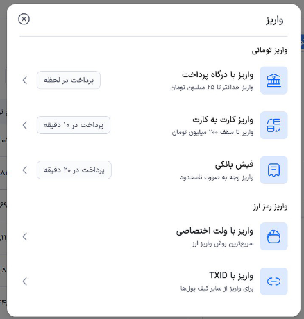 آموزش قدم به قدم واریز و برداشت ریالی صرافی پی فا 24