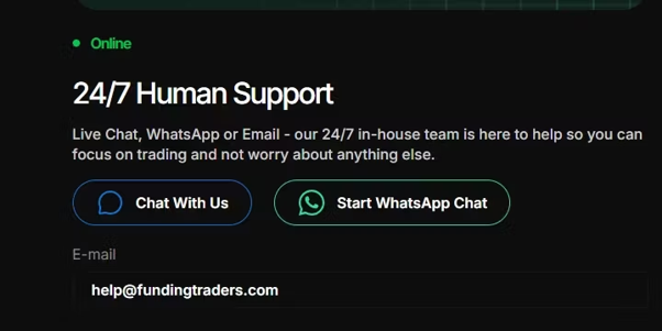 واریز و برداشت درپراپ فرم Funding Traders به چه شکل است؟