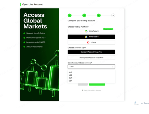 ثبت نام و احراز هویت IC Markets