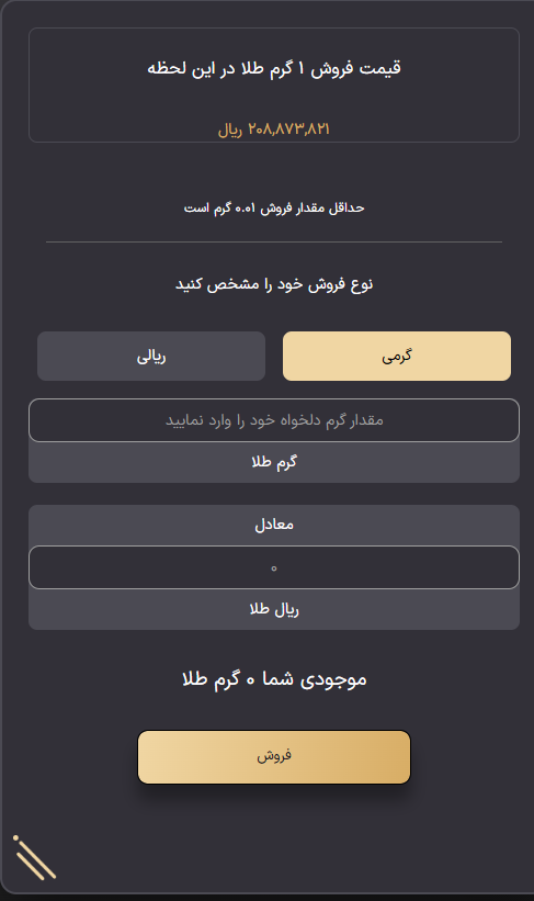 خرید و فروش طلا در پلتفرم طلای بازر