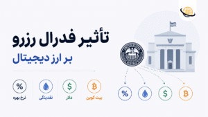 تأثیر فدرال رزرو بر ارز دیجیتال 💎 | نرخ بهره 📈 نقدینگی 💰 دلار 💵 و بیت کوین ₿