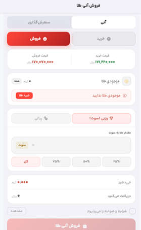 خرید و فروش طلا در پلتفرم همراه گلد