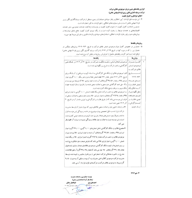  امنیت پلتفرم طلا اینوی 