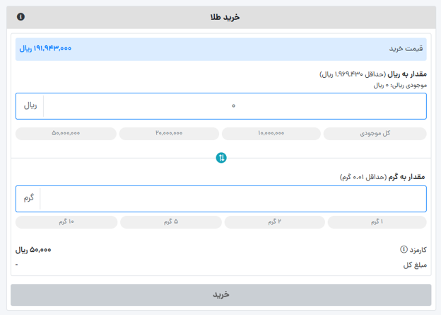 خرید و فروش طلا در پلتفرم طلاین