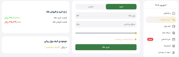 خرید و فروش طلا در پلتفرم زرمینکس