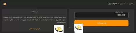 آموزش قدم به قدم واریز و برداشت صرافی کوینی فا