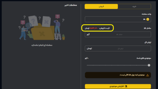 خرید و فروش طلا پلتفرم طلا عیارچی