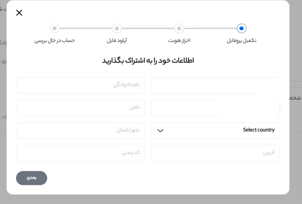 احراز هویت در پراپ فرم سی فاندد