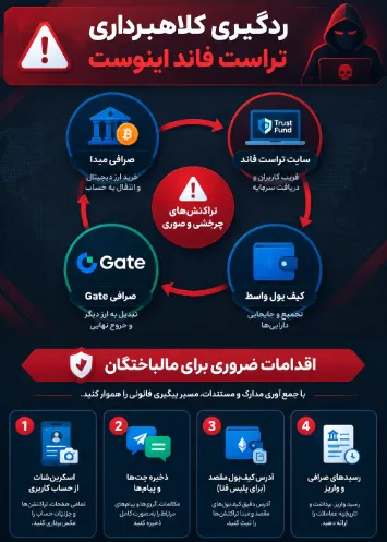 راهنمای پس گرفتن پول از شرکت trustfund-invest