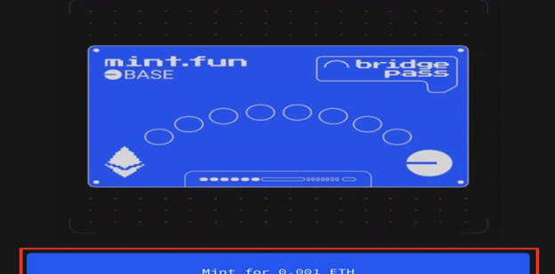 ضرب Base Bridge Pass در سایت Mint.fun