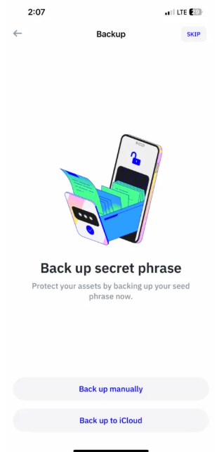 پشتیبان گیری از عبارت بازیابی