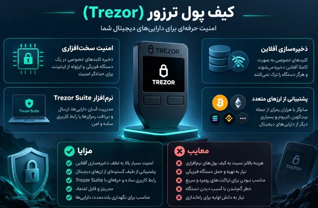 اینفوگرافیک کیف پول ترزور