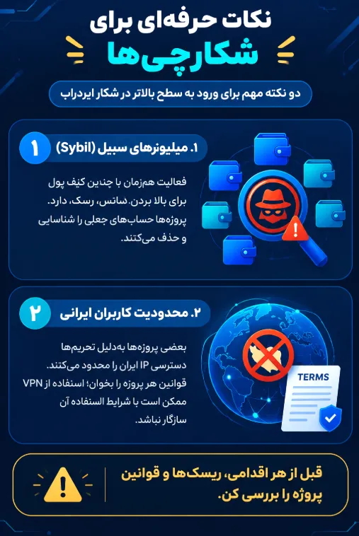 نکات حرفه‌ای برای شکارچی ها