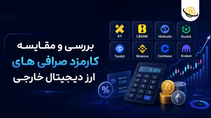 کارمزد صرافی های ارزدیجیتال خارجی